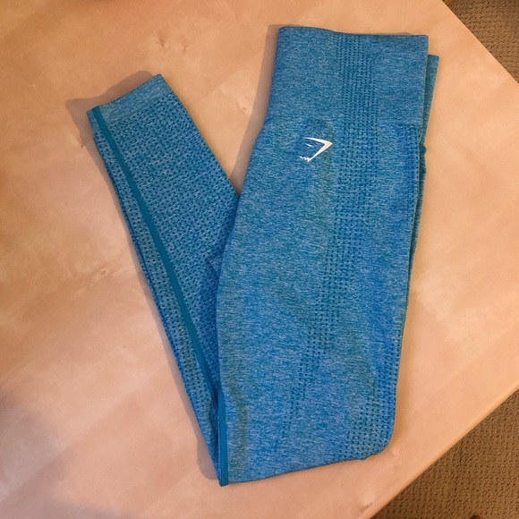 Gymshark vital seamless legging in blue marl - Picture 1 of 7